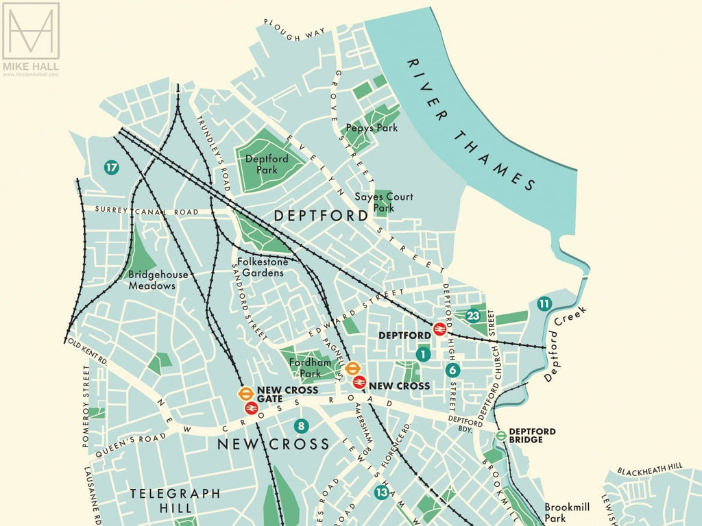 Lewisham Map