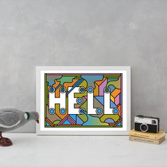 HELL Art Typography Supermundane for We Built This City 5
