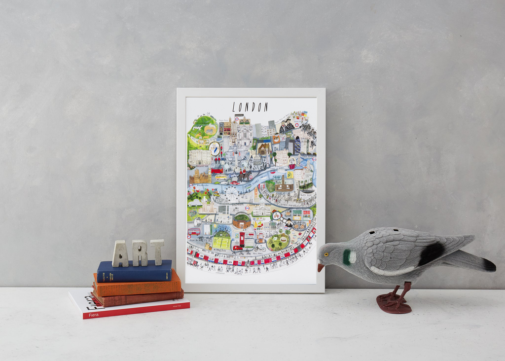 London Mapped Out Art Map Maisie Paradise Shearring for We Built This City 3
