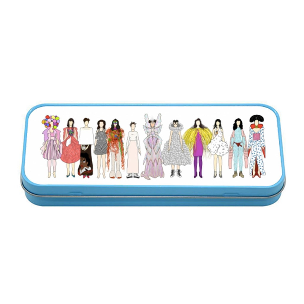 Bjork Pencil Tin Stationery - Pencil Cases + Tins Notsniw Art for We Built This City 1