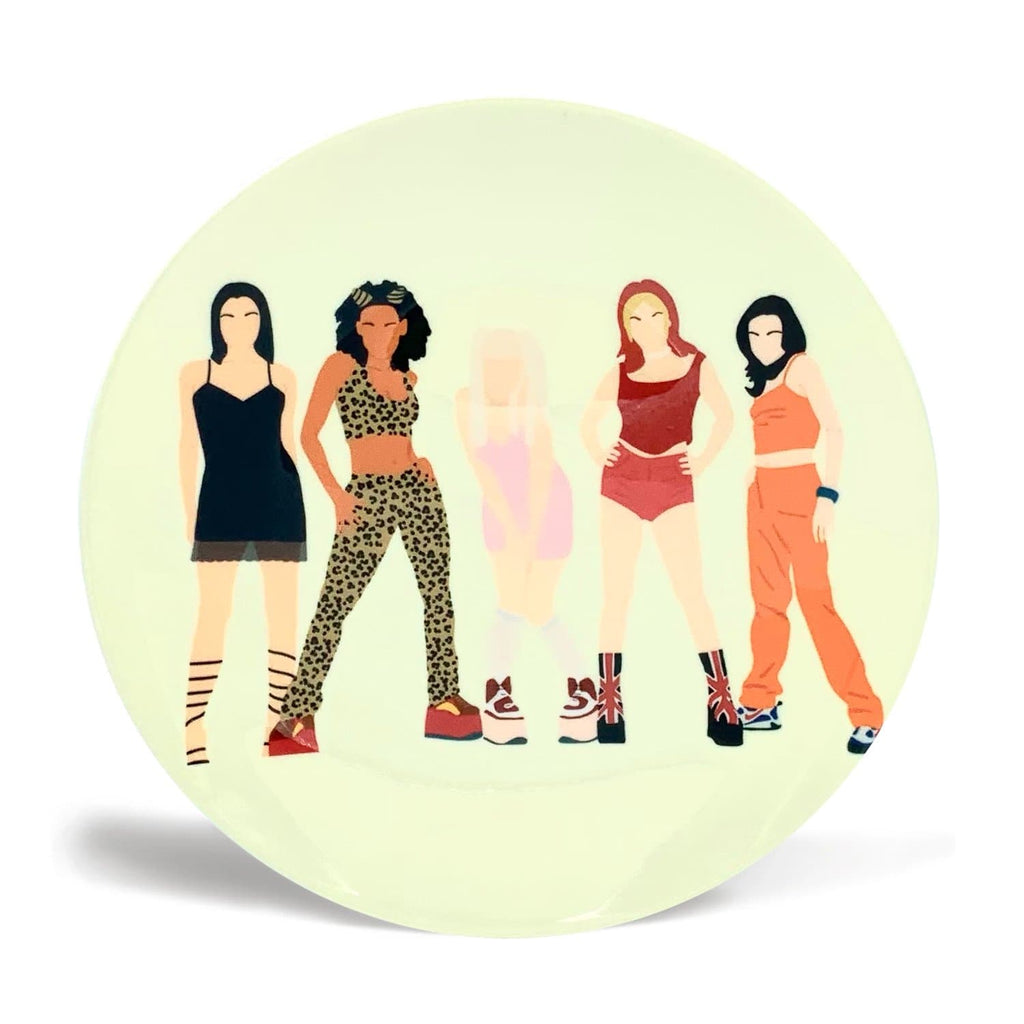 Plate spice girls girl power 90s cheryl boland for We Built This City 1