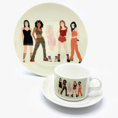 Plate spice girls girl power 90s cheryl boland for We Built This City 2