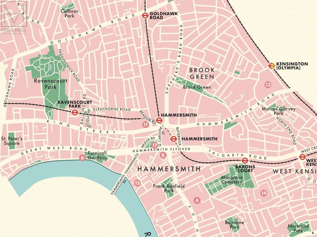 Hammersmith & Fulham Map