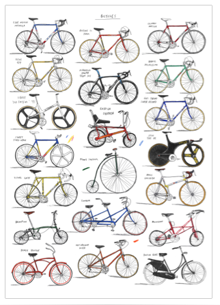 Bicycles Art Sport David Sparshott for We Built This City 2