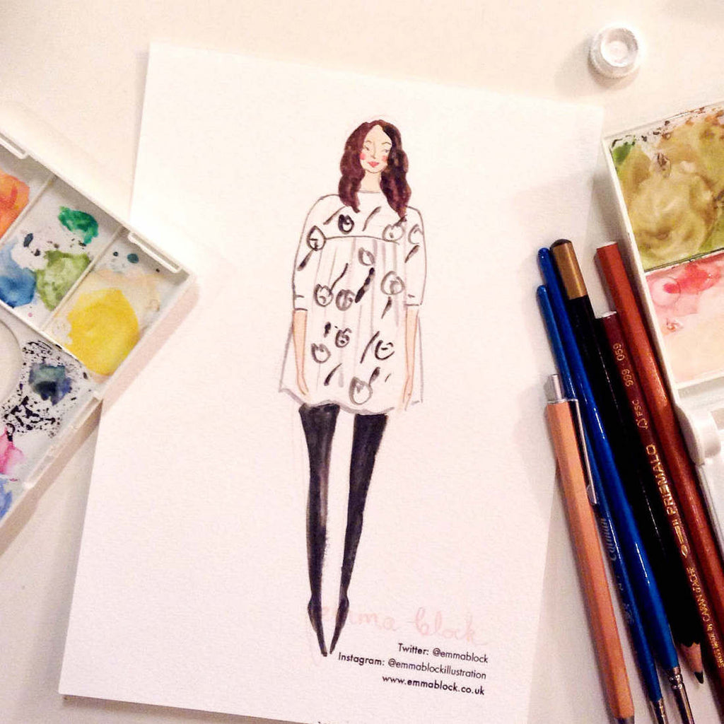 Live Portraits with London illustrator Emma Block