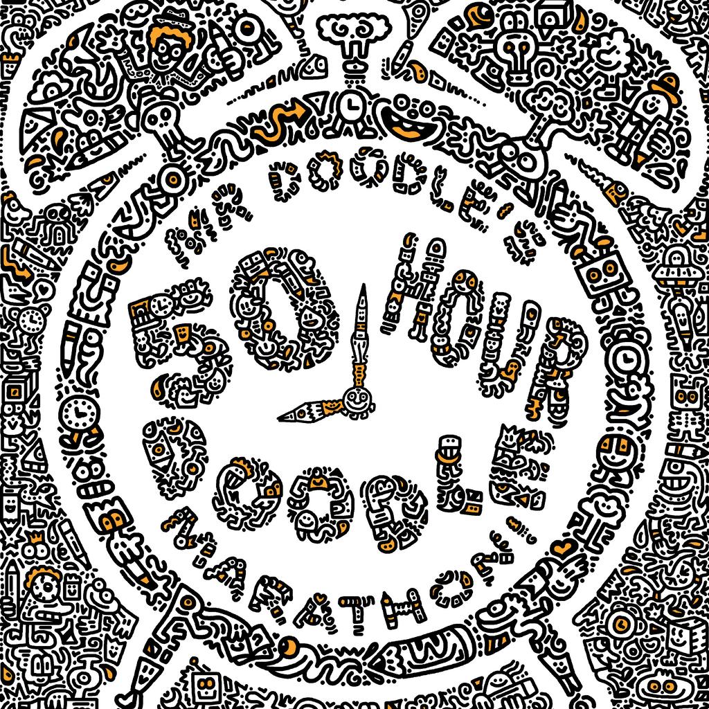 LIVE ART: The London Doodle Marathon with Mr Doodle