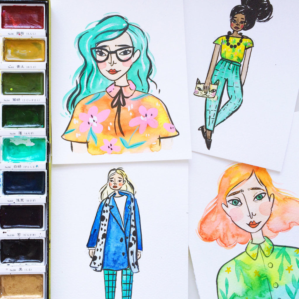 Live portraits with Viktorija from Andsmilestudio