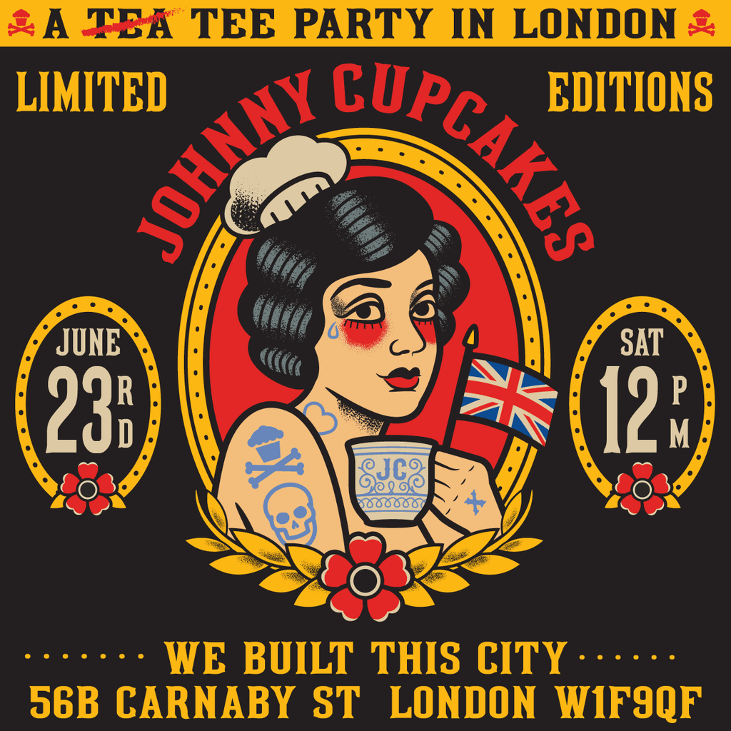TEE PARTY: Johnny Cupcakes returns to Carnaby!