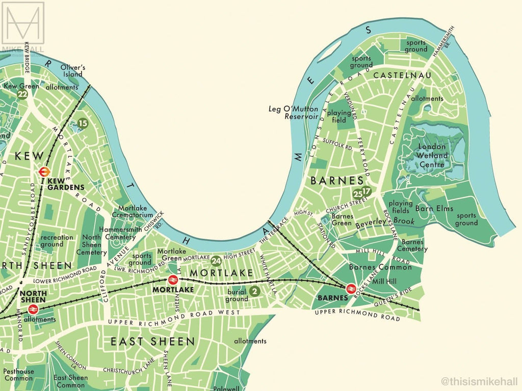 Richmond Upon Thames Map
