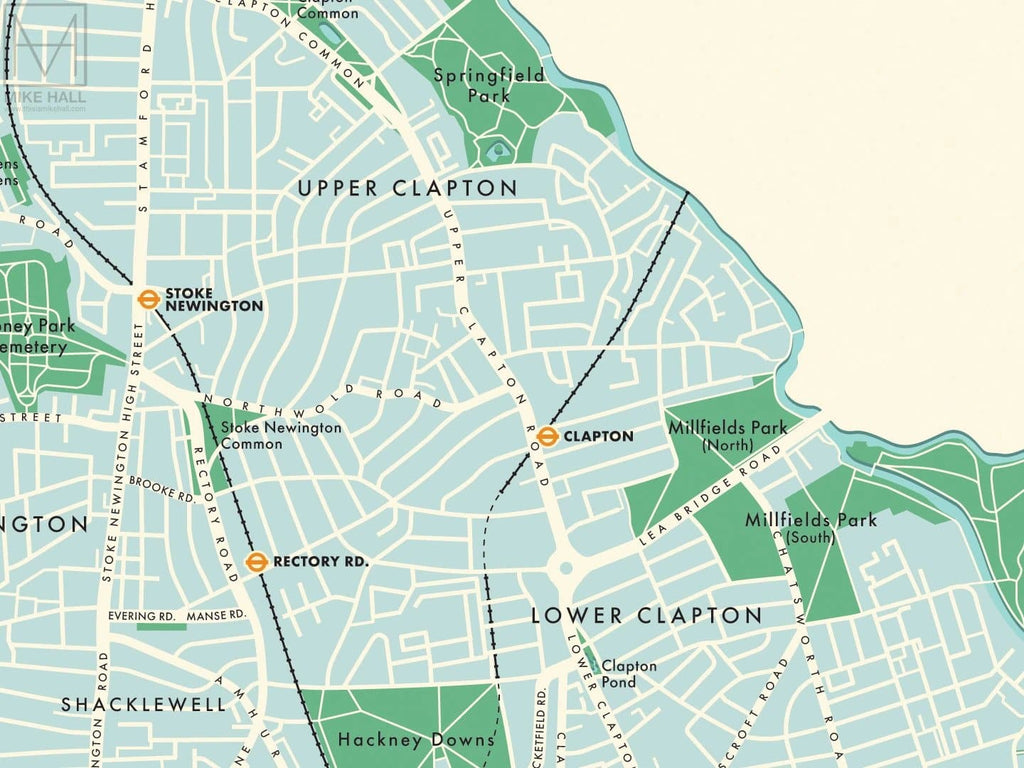 Hackney Map