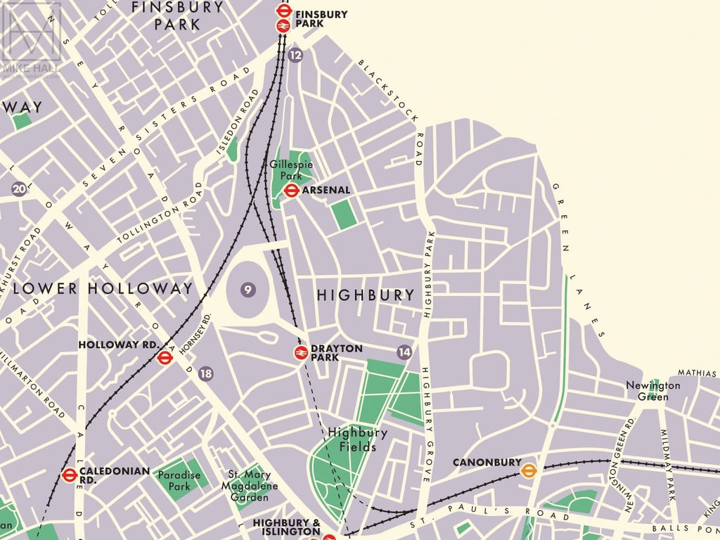 Islington Map
