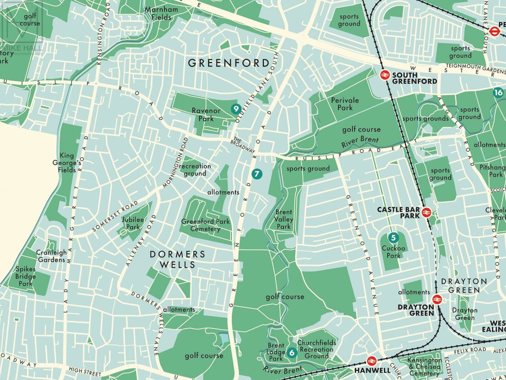 Ealing Map