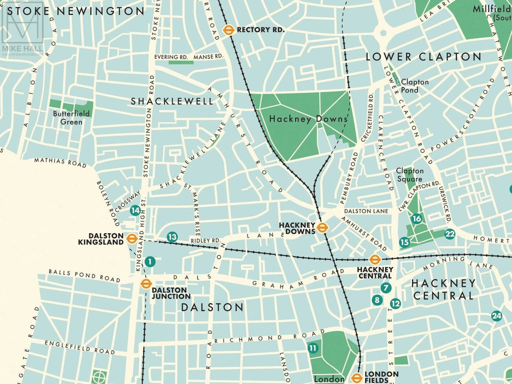 Hackney Map
