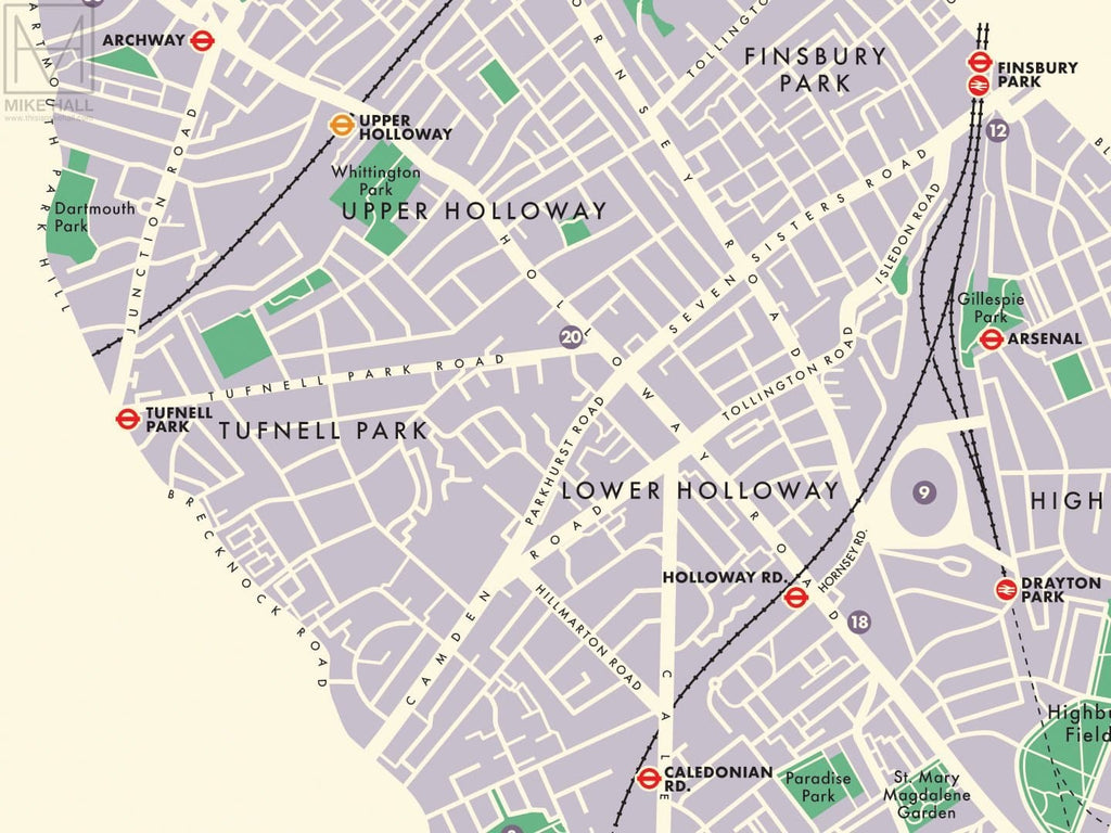 Islington Map