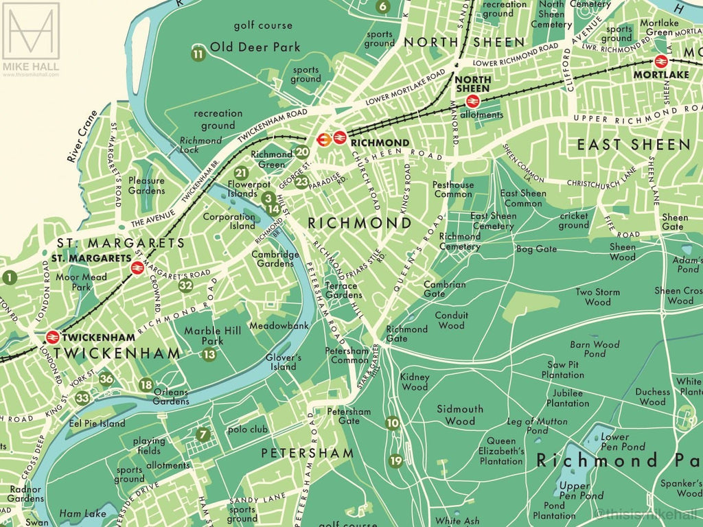 Richmond Upon Thames Map