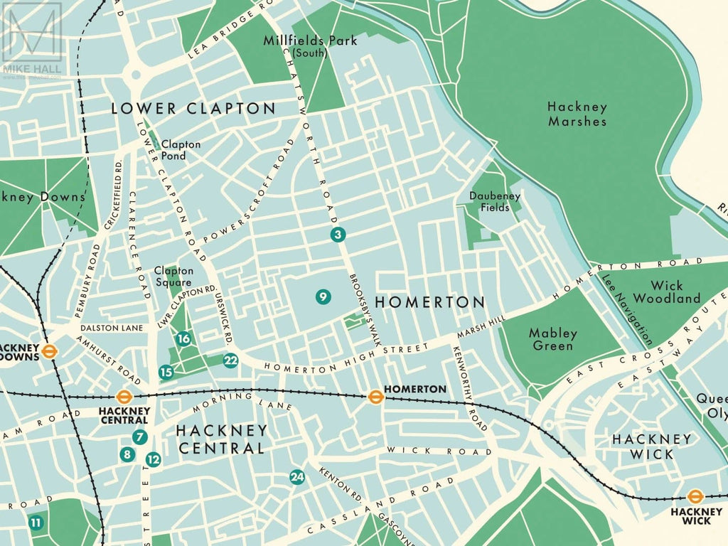 Hackney Map