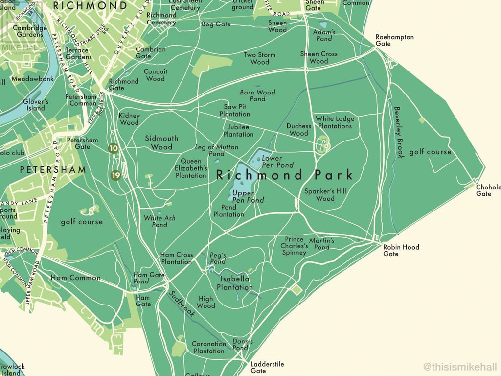Richmond Upon Thames Map