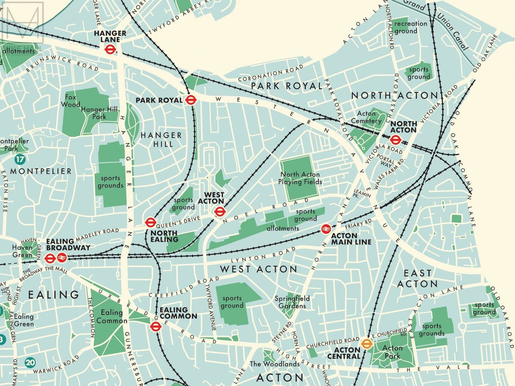 Ealing Map