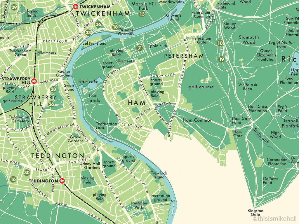 Richmond Upon Thames Map