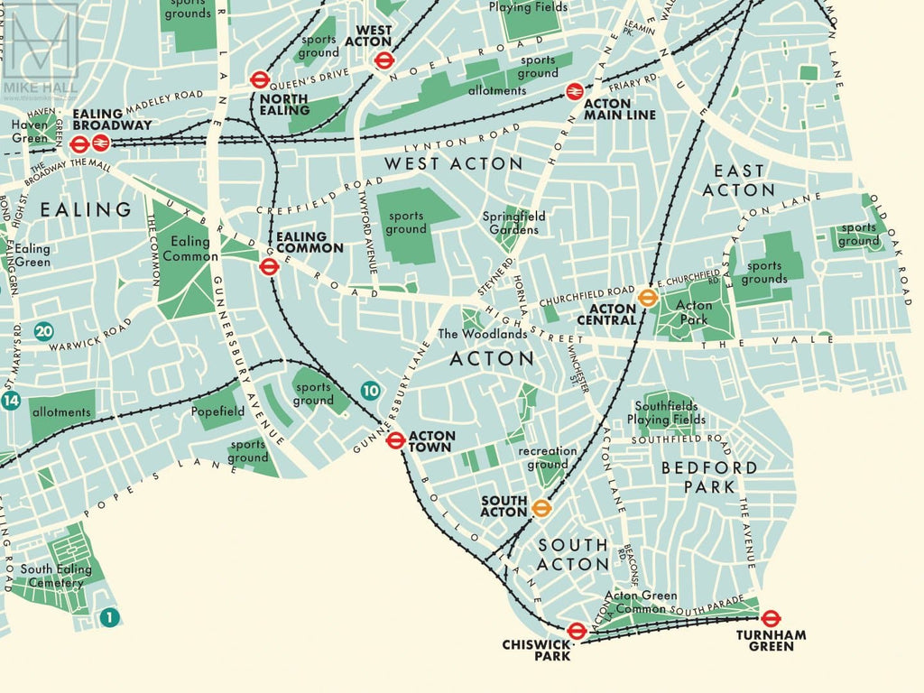 Ealing Map