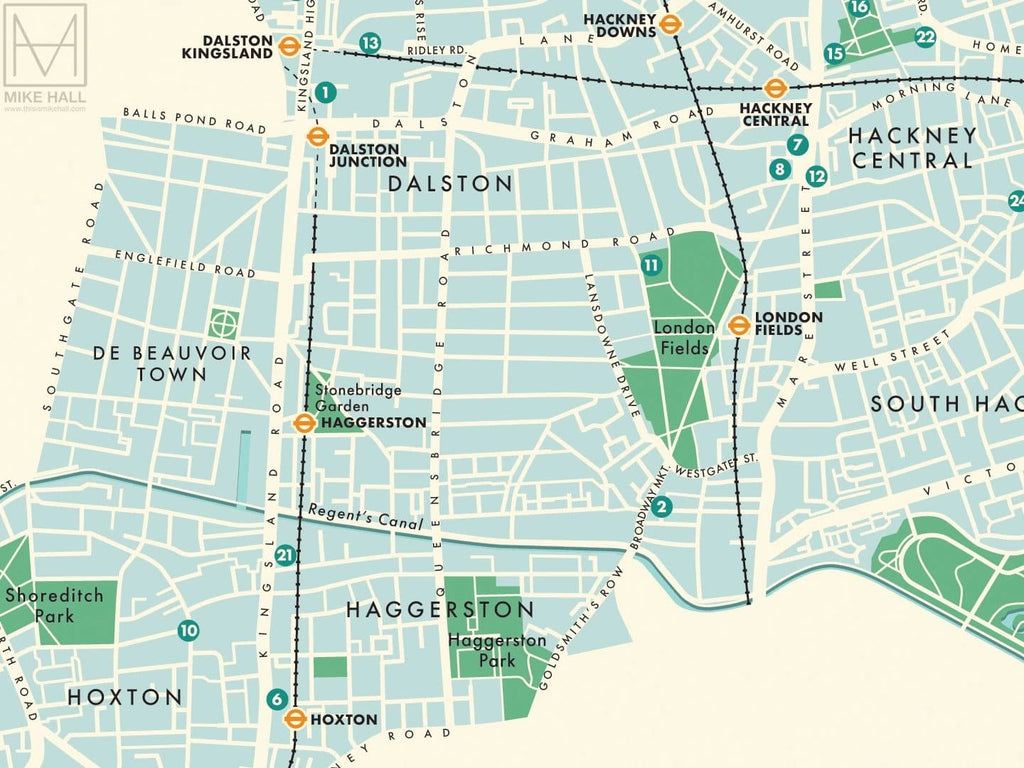 Hackney Map