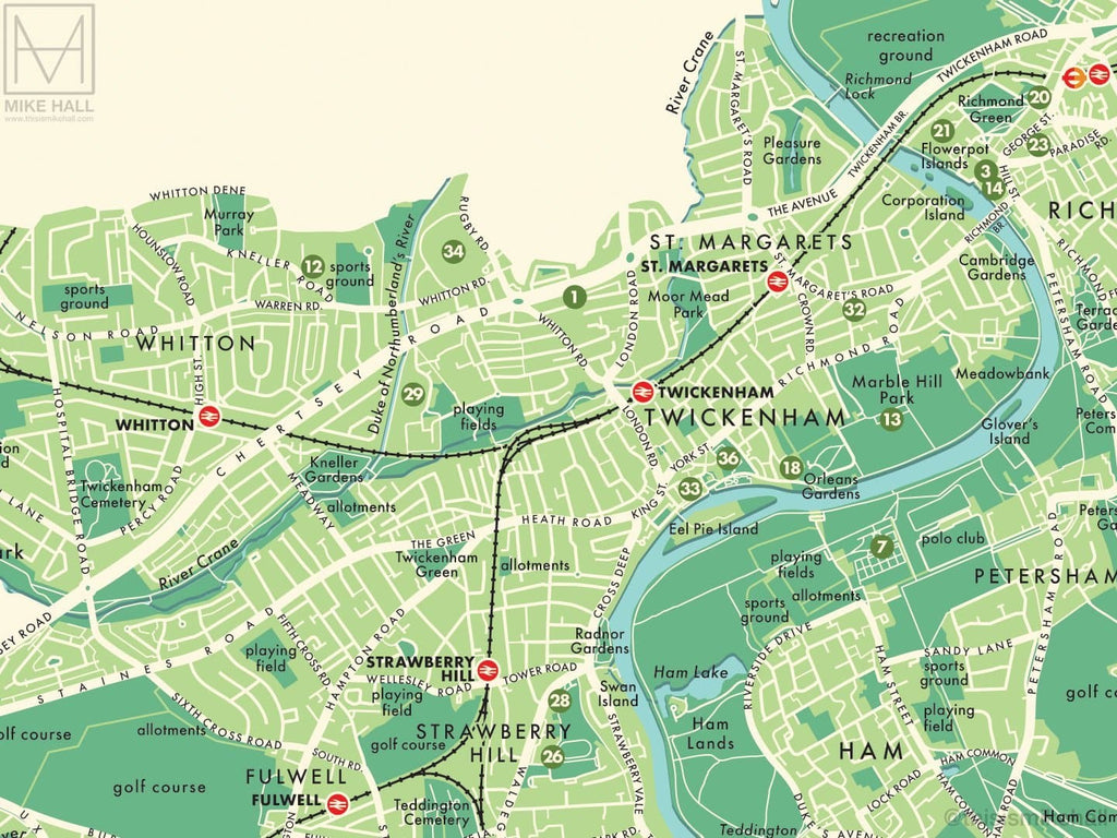 Richmond Upon Thames Map