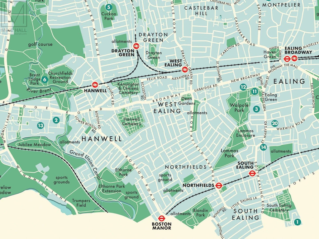 Ealing Map