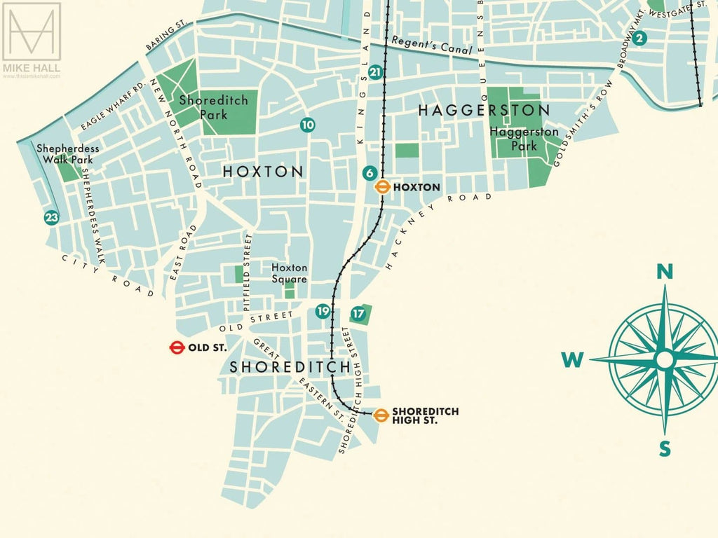 Hackney Map
