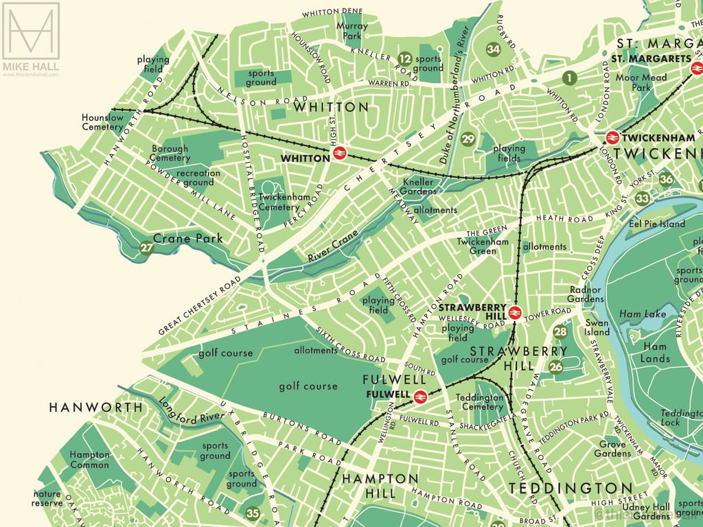 Richmond Upon Thames Map