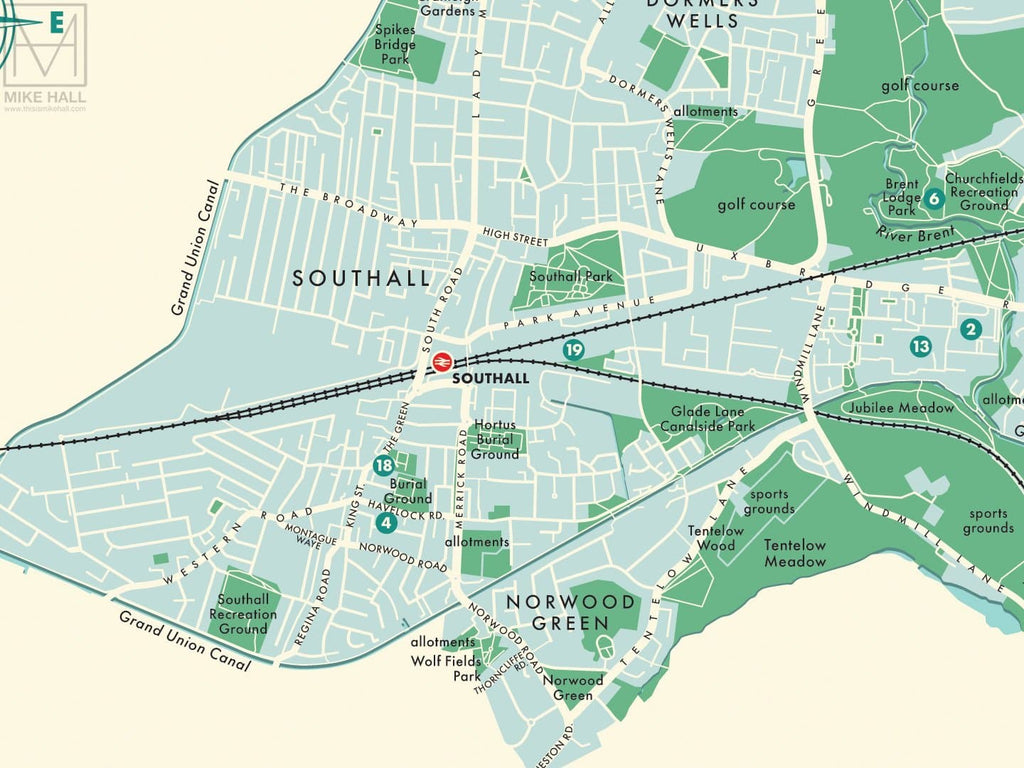 Ealing Map