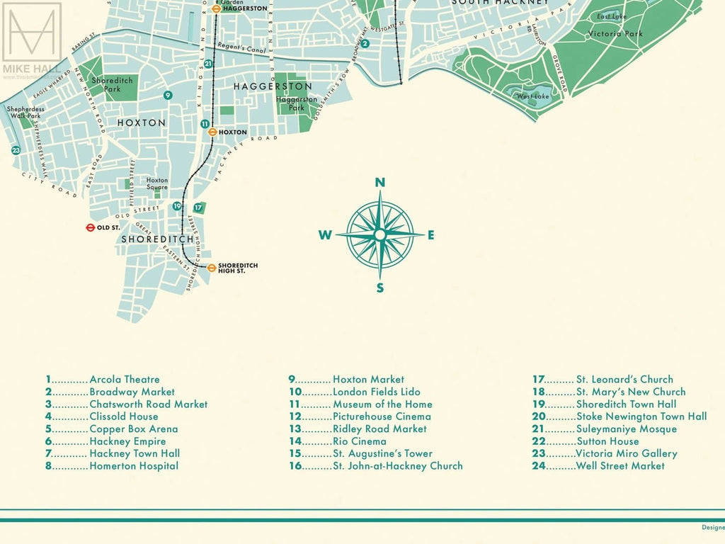 Hackney Map