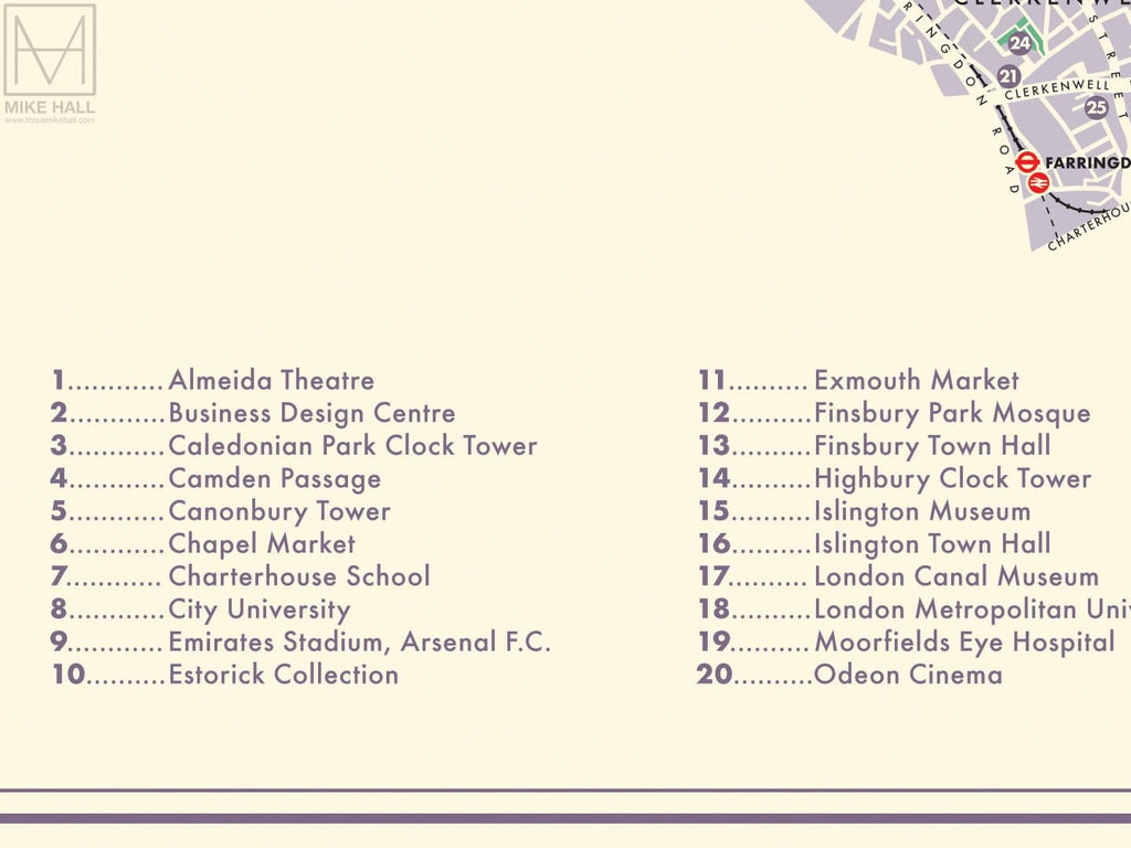 Islington Map