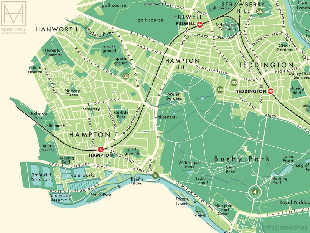 Richmond Upon Thames Map