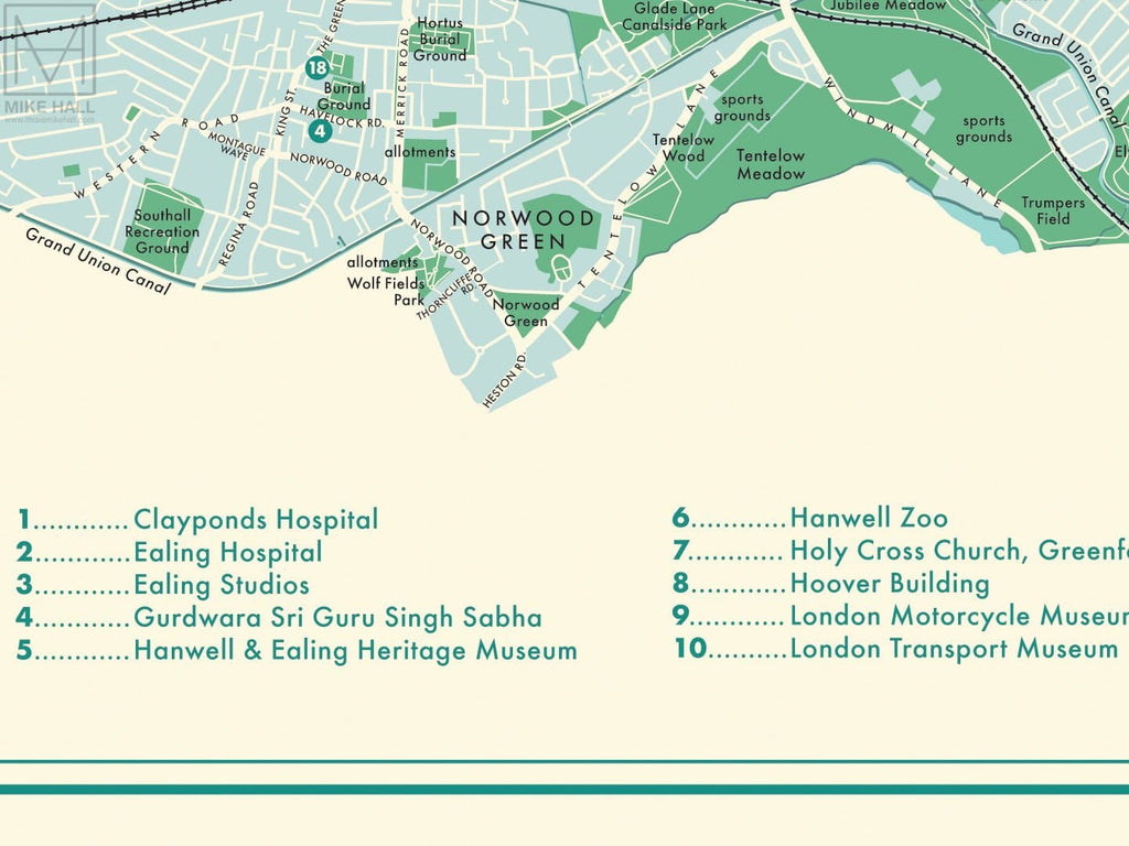 Ealing Map