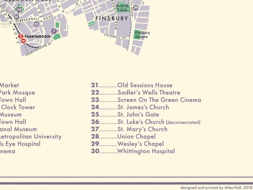 Islington Map