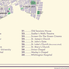Islington Map