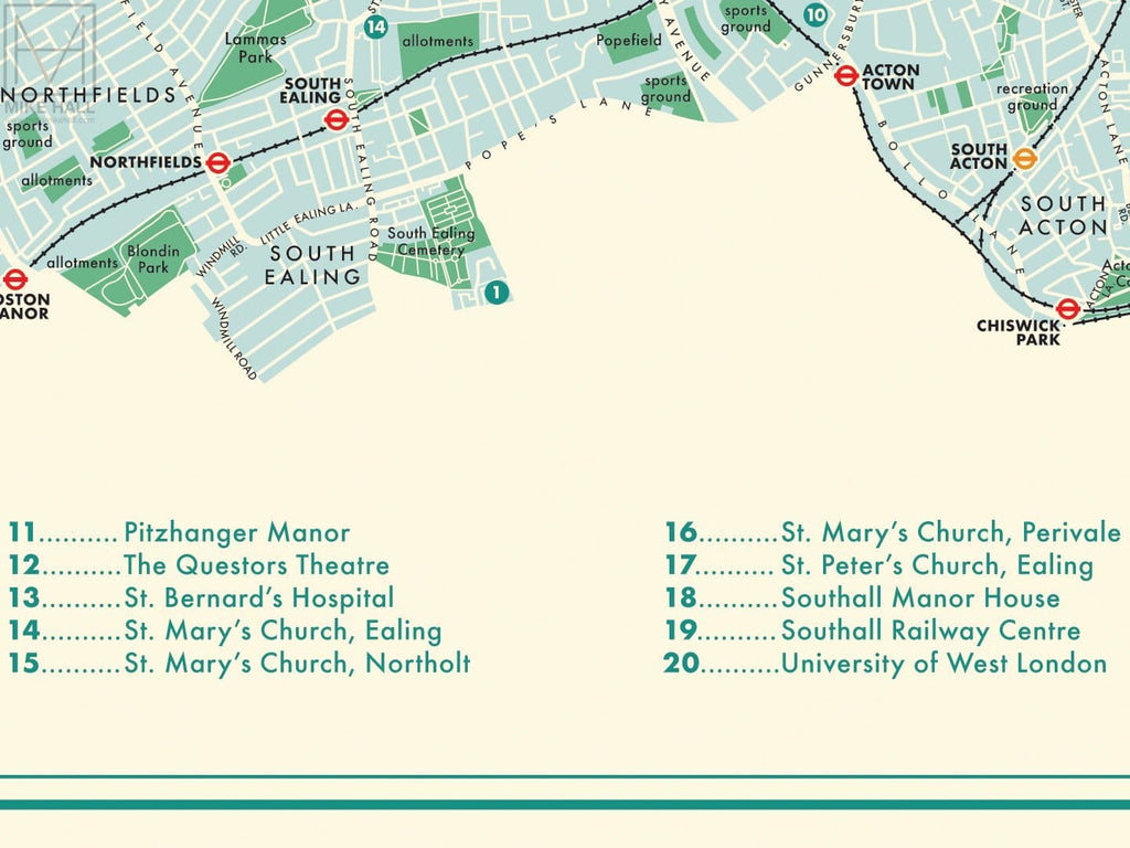 Ealing Map