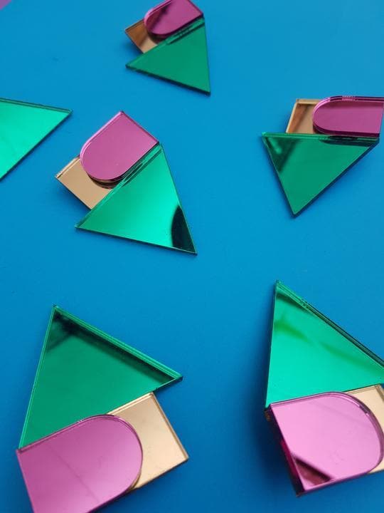 Geometric Hair Slide Jewellery - Hair Accessories Fizz Goes Pop for We Built This City 4