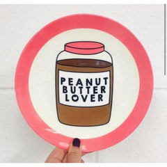 Peanut Butter Lover Plate Ceramics - Plates Stephanie Komen for We Built This City 2