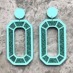 Mega Gem Earrings - Mint Jewellery - Earrings No Basic Bombshell for We Built This City 2
