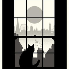 Looking Out Art Landmark Telegramme Paper for We Built This City 2