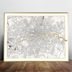 Gold Thames London - Catford Creative (A1) Art Map Catford Creative for We Built This City 2