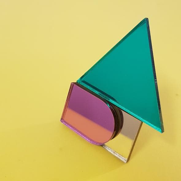Geometric Hair Slide Jewellery - Hair Accessories Fizz Goes Pop for We Built This City 2