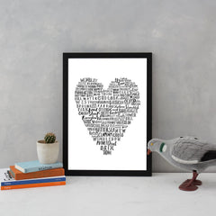 My Heart Belongs To London Art Typography Karin Akesson Design for We Built This City 4