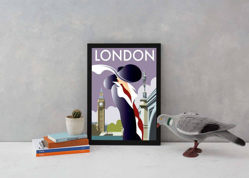 London Art Deco Woman Art Lifestyle Dave Thompson for We Built This City 3
