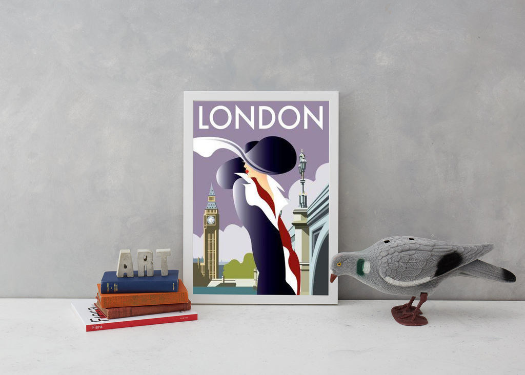 London Art Deco Woman Art Lifestyle Dave Thompson for We Built This City 4
