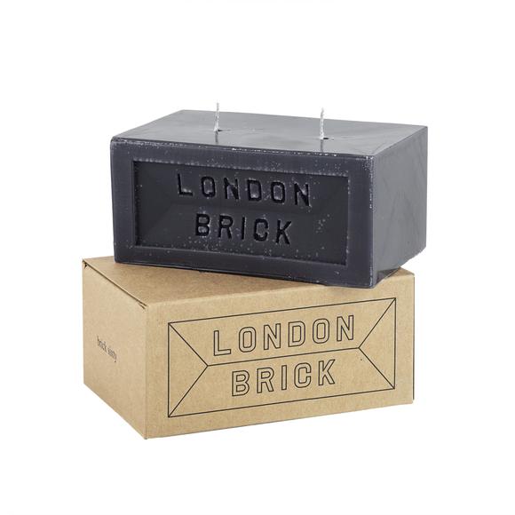 Brick Candle - Smoked Coal Homeware - Candles Brick Sixty for We Built This City 1