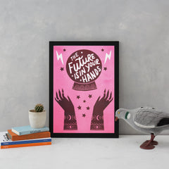 The Future is in Your Hands Pink Art Feminist Hello Lucky for We Built This City 3