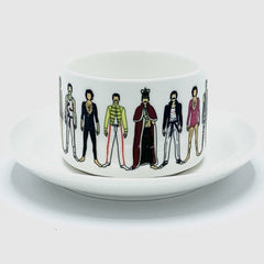 freddie mercury notsniw mug cup saucer queen for We Built This City 2