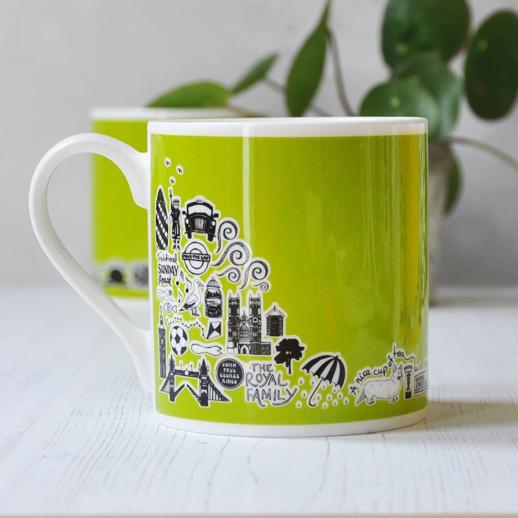 Green British Mug Ceramics - Drinking Vessels Martha Mitchell for We Built This City 2